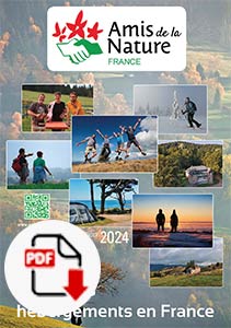 Nouvelle brochure des hébergements des Amis de la Nature